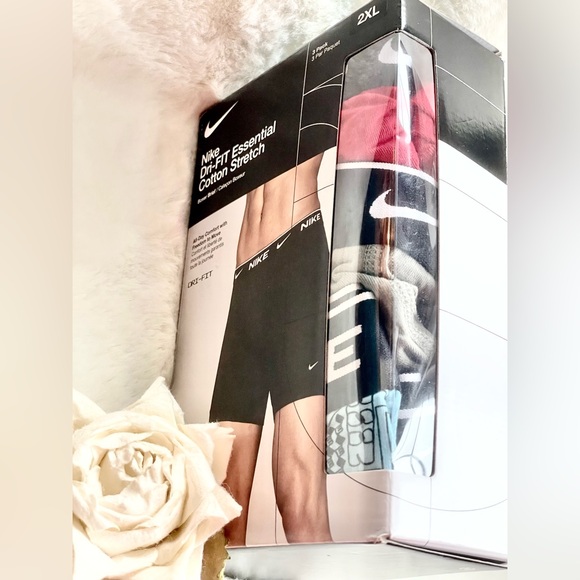 New with tag NIKE DRI FIT ESSENTIAL COTTON STRETCH BOXER BRIEF w/All day comfort - Picture 2 of 6